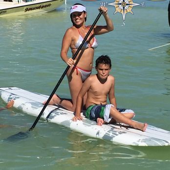 Nautical Quest Adventures - Paddle boarding with Family at the TiKi sand Bar. - Fishing Near Me