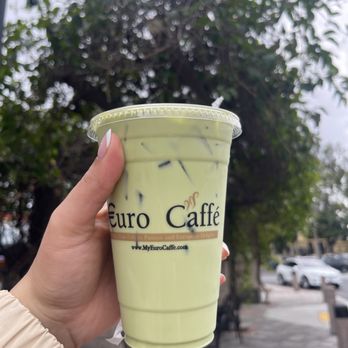 Euro Caffe - Green Tea Matcha Latte - 20 oz - Coffee & Tea Near Me - Santa Ana, California Euro Caffe - Green Tea Matcha Latte - 20 oz - Coffee & Tea Near Me - Santa Ana, California