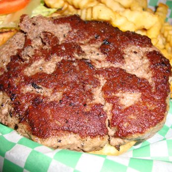 Danno's - Steak Burger, close-up. - Bars Near Me - Anoka, Minnesota Danno's - Steak Burger, close-up. - Bars Near Me - Anoka, Minnesota