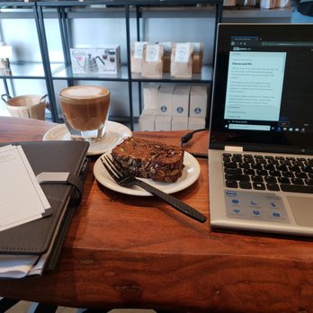 Reborn Coffee - Not sure what this bread was called but it's vegan and delicious. Was a recommendation from the barista. - Coffee & Tea Near Me - Brea, California