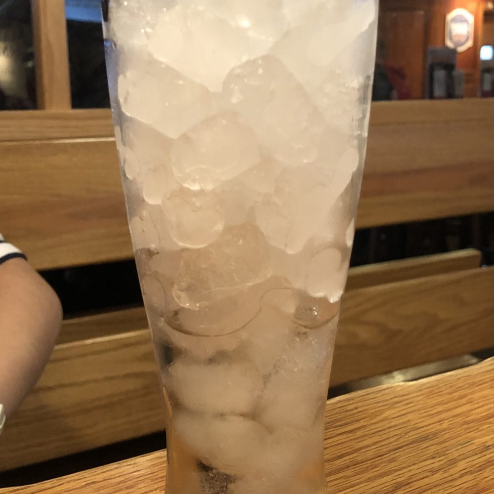 Drake's - What you get for a $10+ drink a glass full of ICE - Burgers Near Me - Florence, Kentucky