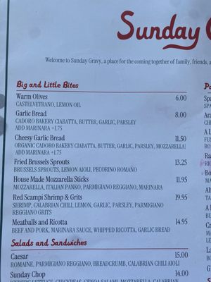 Menu photo 2 Sunday Gravy Inglewood, CA Menu photo 2 Sunday Gravy Inglewood, CA