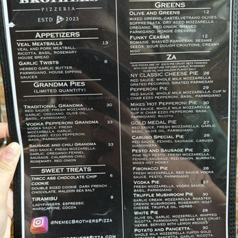 NEMEC BROTHERS PIZZERIA - Updated December 2025 - 99 Photos & 80 ...