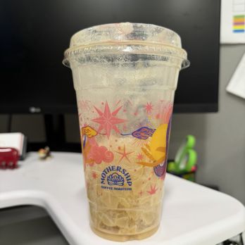 Mothership Coffee Roasters - large Maple Vanilla Latte with "light ice" - Coffee Roasteries Near Me - Las Vegas, Nevada Mothership Coffee Roasters - large Maple Vanilla Latte with "light ice" - Coffee Roasteries Near Me - Las Vegas, Nevada