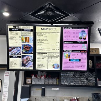 Bao - Menu and cashier/ order counter - Vietnamese Near Me - Prairieville, Louisiana