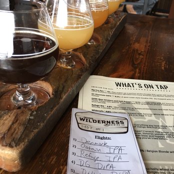 Arizona Wilderness Brewing - Flight - Breweries Near Me - Gilbert, Arizona