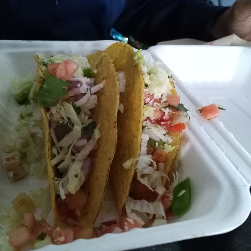 Quesada Burritos & Tacos - 3 stake tacos (but ate one). - Mexican Near Me - Scarborough, Ontario