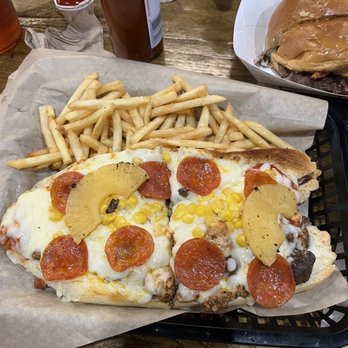 Tropical Burger - Tropical pepito with fries $13.99 - Fast Food Near Me - Greenville, South Carolina Tropical Burger - Tropical pepito with fries $13.99 - Fast Food Near Me - Greenville, South Carolina
