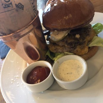 The Dearborn - The Dearborn Burger with Nueske's Bacon - New American Near Me - Chicago, Illinois