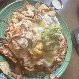 Jerk chicken nachos
