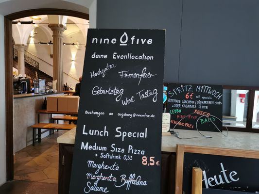 Menu photo 2 NineOfive Augsburg, BY