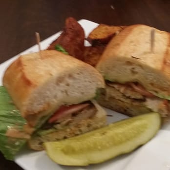 Kafe Neo - Blackened chicken sandwich - Cafes Near Me - Totowa, New Jersey