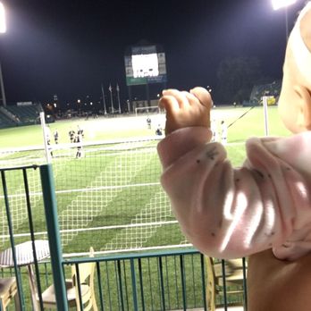 Marina Auto Stadium - Baby's first Rhinos game! - Stadiums & Arenas Near Me - Rochester, New York