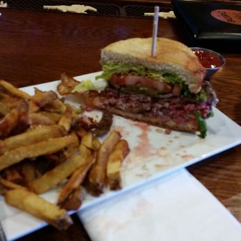 Burg & Barrel - Lenexa - Spicy Avocado burger  with fries - Burgers Near Me - Lenexa, Kansas