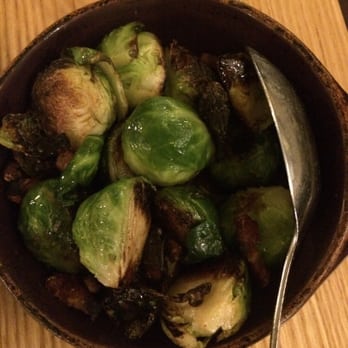 Autre Monde Café - Brussels sprouts with pancetta - Mediterranean Near Me - Berwyn, Illinois Autre Monde Café - Brussels sprouts with pancetta - Mediterranean Near Me - Berwyn, Illinois
