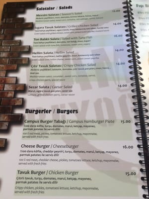 Menu photo 4 Campus Beyoğlu Istanbul, 34 Menu photo 4 Campus Beyoğlu Istanbul, 34