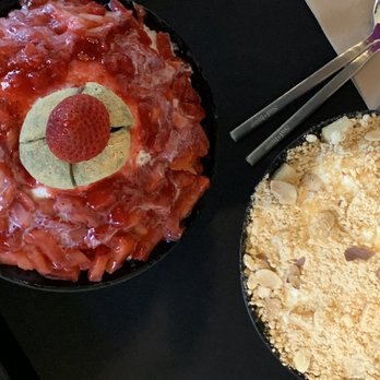 Sulbing - Strawberry & Injeolmi - Desserts Near Me - Santa Clara, California Sulbing - Strawberry & Injeolmi - Desserts Near Me - Santa Clara, California