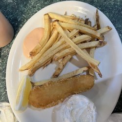 Virgs Restaurant - From the Kid's menu. Cod. $6.99