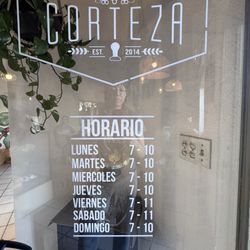 Corteza - Cortez's hours