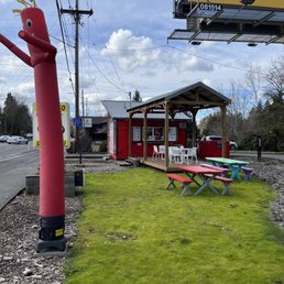 Drive thru view