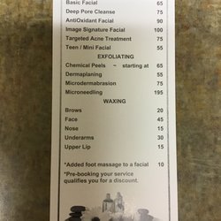 Services Menu & Pricing