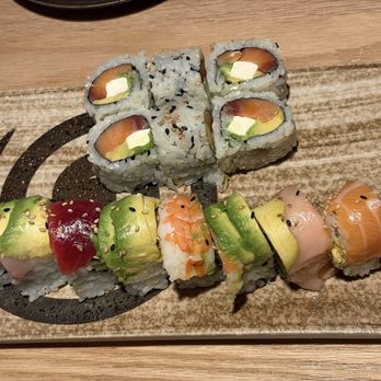 Takumi Sushi - Philadelphia roll and rainbow roll - Japanese Near Me - Edina, Minnesota Takumi Sushi - Philadelphia roll and rainbow roll - Japanese Near Me - Edina, Minnesota