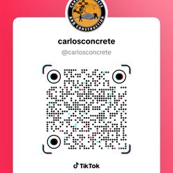 Carlos Concrete & Construction - Follow Us On TikTok!