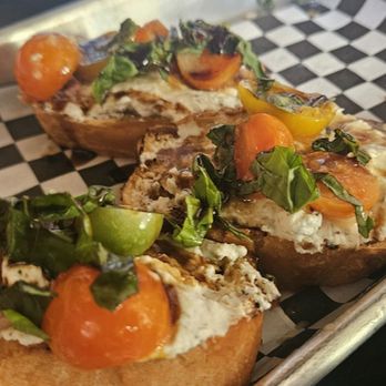 The Haus Bistro - Haus Bruschetta best in the world home made cheese in house - Bars Near Me - Calimesa, California