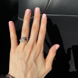 Gel nail manicure