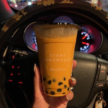 Miu's Tea - Thai Tea Latte - Bubble Tea Near Me - South Miami, Florida
