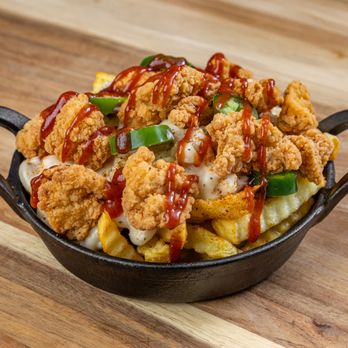Charm City Eats - Crab & Chicken Loaded Fries - Food Trucks Near Me