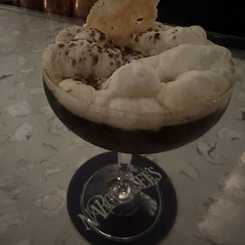 Narcoossee's - Salted Mascarpone Espresso martini - New American Near Me - Lake Buena Vista, Florida