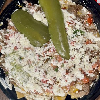 La Ruta Del Taco - Steak nachos with extra cheese - Tacos Near Me - Queens, New York La Ruta Del Taco - Steak nachos with extra cheese - Tacos Near Me - Queens, New York