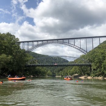 Adventures on the Gorge - View from the river at the end of the white water rafting trip. - Rafting/Kayaking Near Me - Lansing, West Virginia