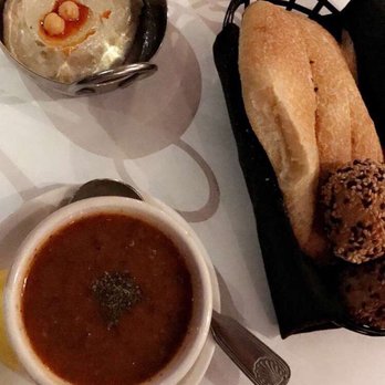 Cazbar - Lentil soup, amazing hummus and an assorted bread basket!!!!! - Turkish Near Me - Baltimore, Maryland Cazbar - Lentil soup, amazing hummus and an assorted bread basket!!!!! - Turkish Near Me - Baltimore, Maryland