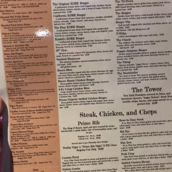 Bob's Classic - Menu as of jan 2020 - Burgers Near Me - East Wenatchee, Washington