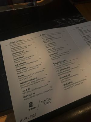 Menu photo 8 Part Time Lover San Diego, CA Menu photo 8 Part Time Lover San Diego, CA
