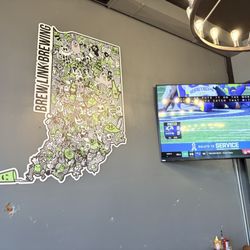 Brew Link Brewing - Creative gallery on the wall