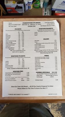 Parentons Poboys by null