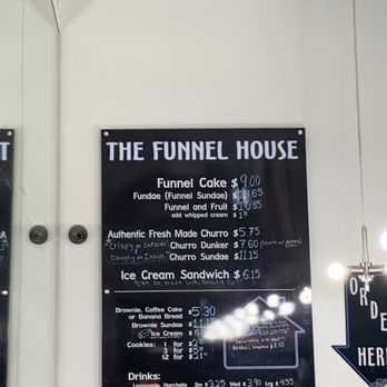 The Funnel House - Menu - Desserts Near Me - Huntington Beach, California The Funnel House - Menu - Desserts Near Me - Huntington Beach, California