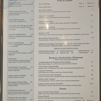 Bleu Restaurant and Bar - Menu - Bars Near Me - Winston-Salem, North Carolina
