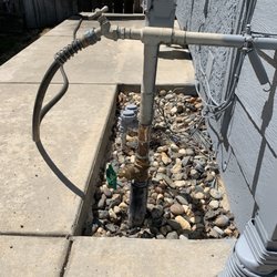 Main shut off valve replaced. It's not pretty but it doesn't leak.