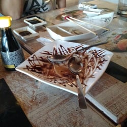 Kian Sushi - Chegando ao final do rodízio, depois de 3 horas de muita comida!