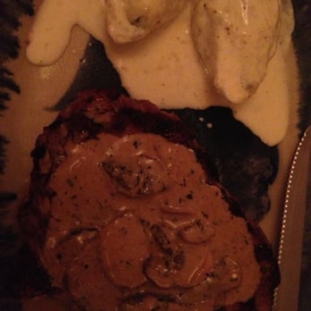 Michelina's - Ribeye special with porcini  sauce and a side of stuffed shells with Alfredo sauce. - Italian Near Me - Phoenix, Arizona