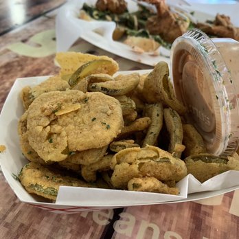 J's Seafood Dock - Fried pickles - Seafood Near Me - New Orleans, Louisiana