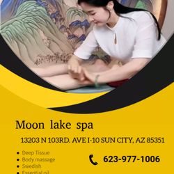 Moon Lake Spa - Reflexology, called "Zone Therapy" using gentle to firm finger pressure to an acupressure point 
on the feet ankles and legs ...