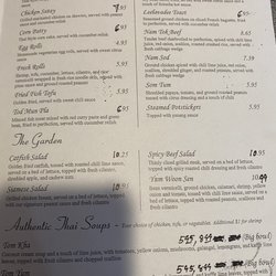 The Cottage Restaurant - Menu