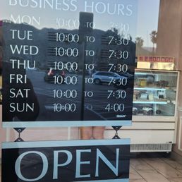 Business hours. Business hours.