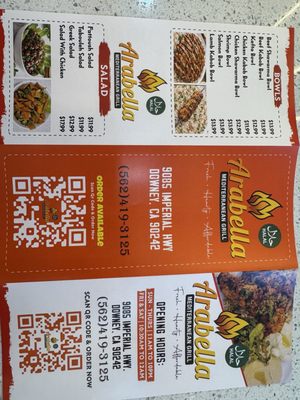 Menu photo 2 Arabella Mediterranean Grill Downey, CA