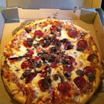 Hippies Pizza - Stepdad said this was the best pepperoni he's ever had. Beef pepperoni, mushrooms, and onion with garlic butter crust - Pizza Near Me - Royal Oak, Michigan Hippies Pizza - Stepdad said this was the best pepperoni he's ever had. Beef pepperoni, mushrooms, and onion with garlic butter crust - Pizza Near Me - Royal Oak, Michigan